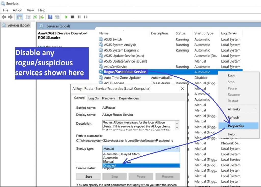 Disable Lookaside fbsbx services