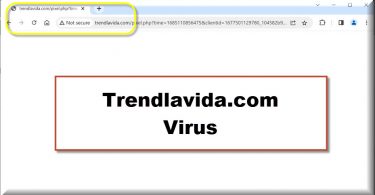 The Trendlavida Virus redirections