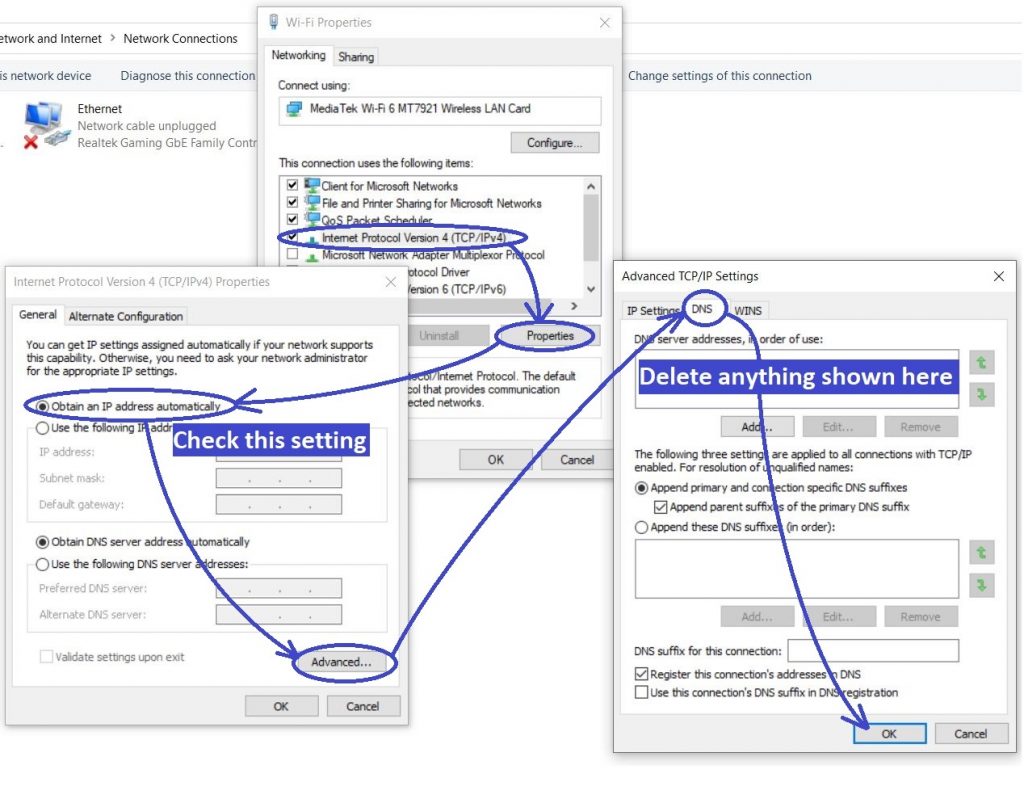 Annullare le modifiche DNS apportate da Re Captha Version