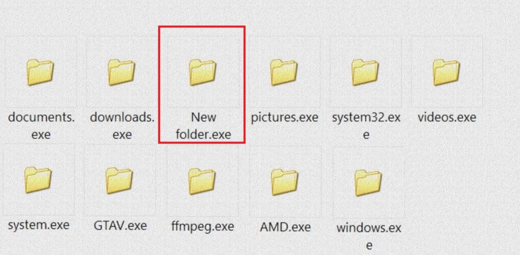 Folder virus
