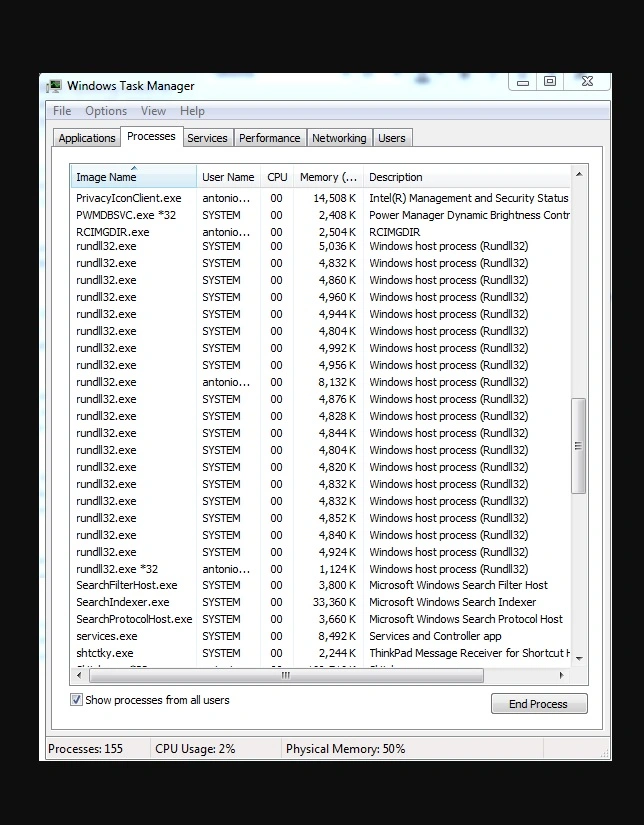 Windows Host Process Rundll32