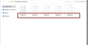 Files encrypted by Ttwq virus ransomware (.ttwq extension)