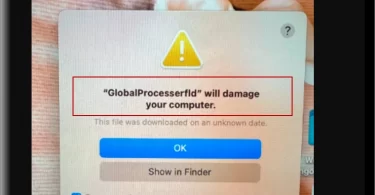 The GlobalProcesserfld virus on Mac