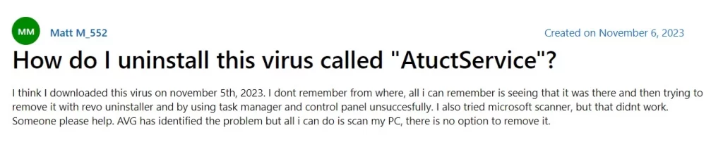 Atuct software