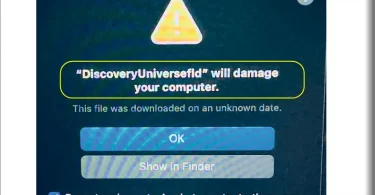 The DiscoveryUniversefld virus on Mac