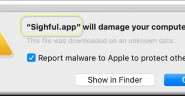 The Sighful.app malware on Mac