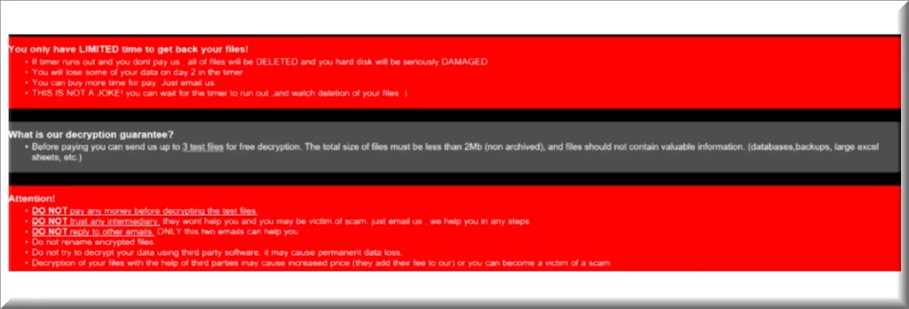 BlackBit virus ransomware text file (Restore-My-Files.txt)