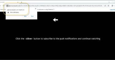 The Gluxouvauure.com virus wants to show notifications