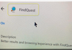 Screenshot of the Find Quest browser hijacker