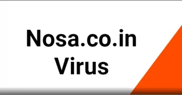 Chrome browser is redirected to Nosa.co.in