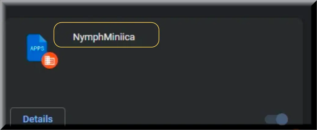 Removal instructions for the NymphMiniica browser extension