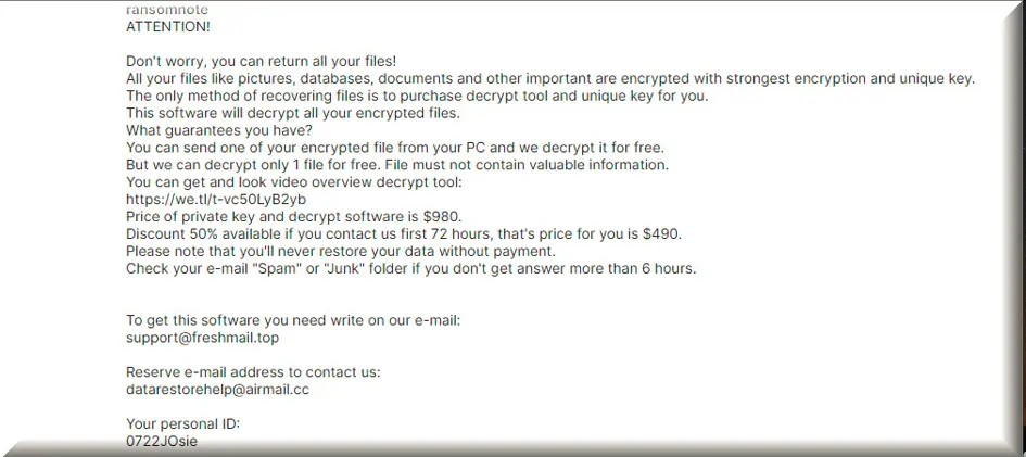 Vehu virus ransomware text file (_readme.txt)