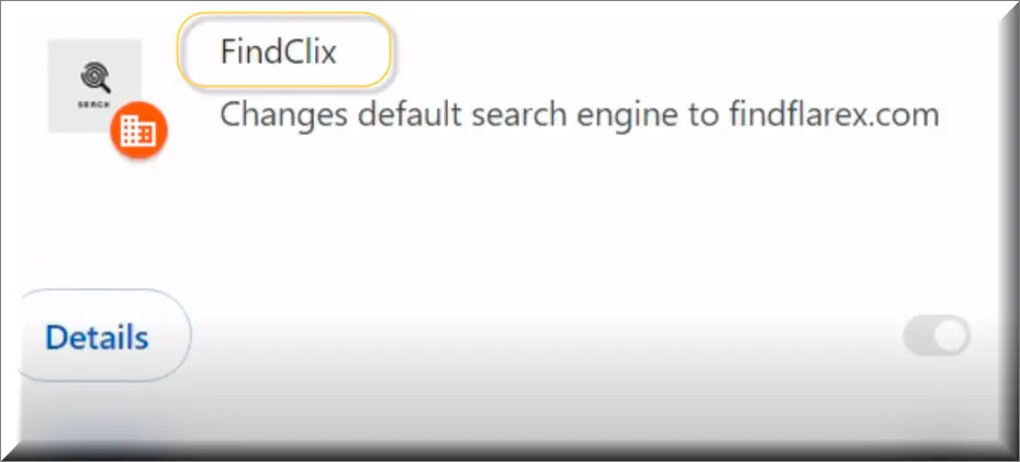The FindClix browser extension