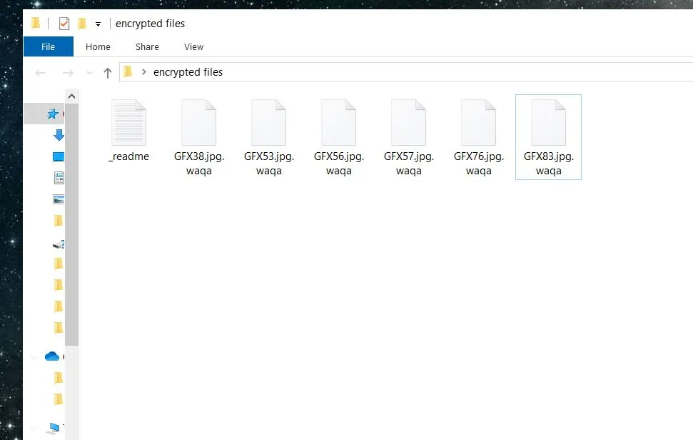 waqa encrypted files