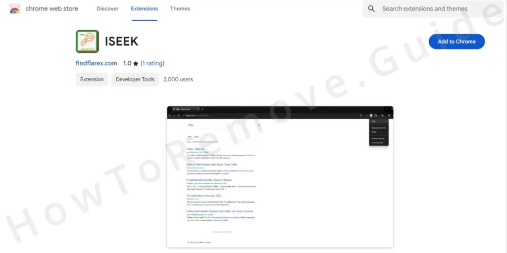 iseek chrome web store