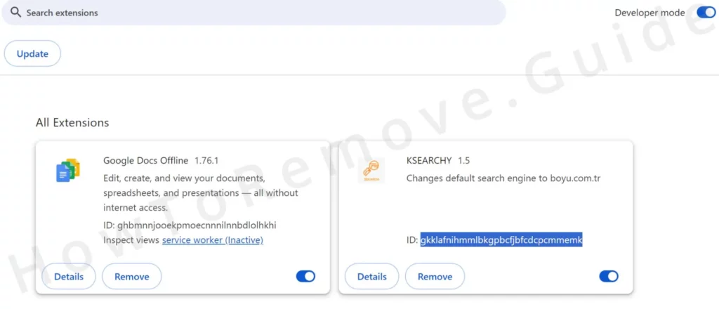 ksearchy extension id