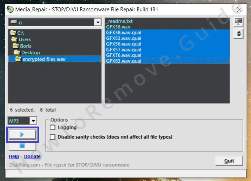 media_repair recover files