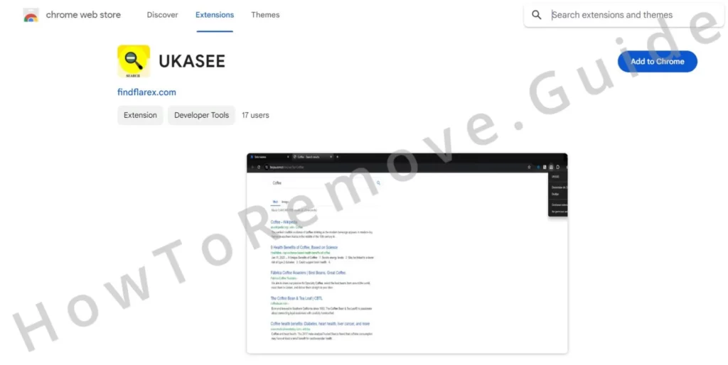 ukasee erweiterung chrome web store