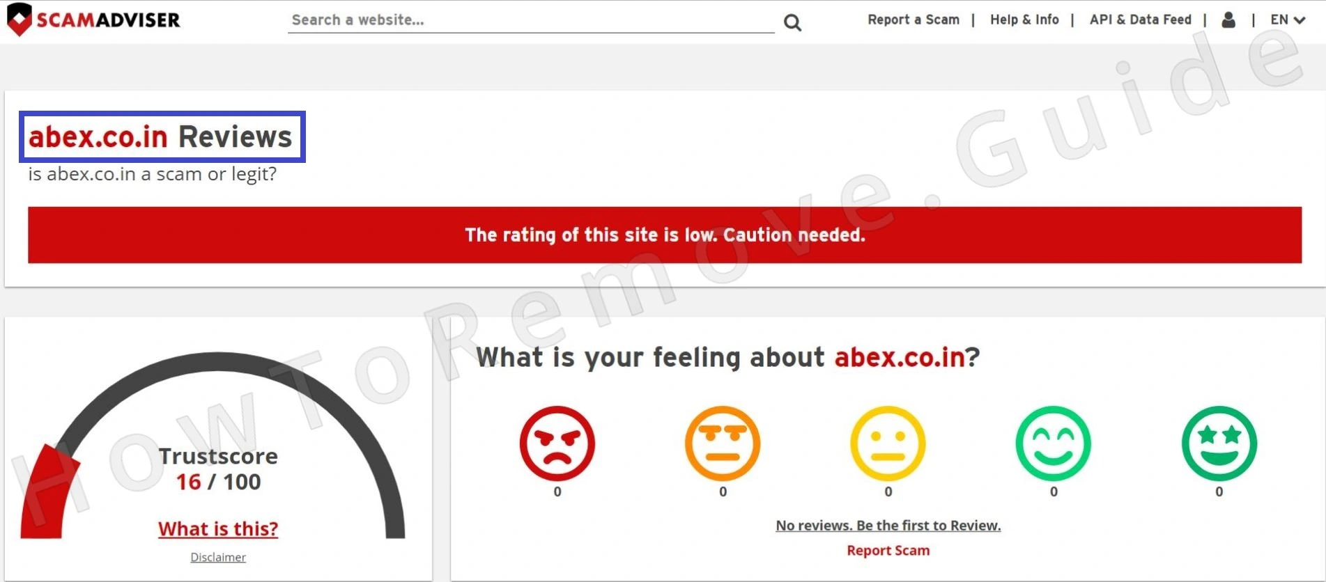 How to Remove Abex.co.in