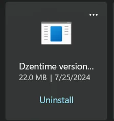 Dzentime App