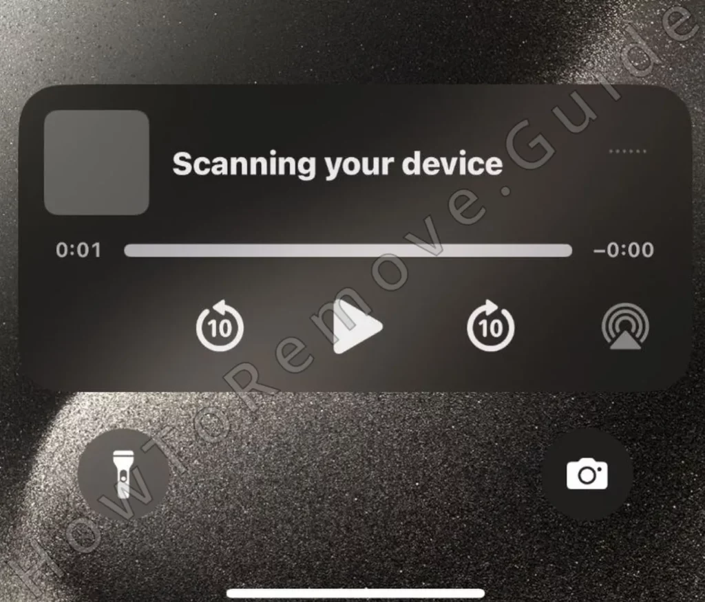 scanning your device iphone