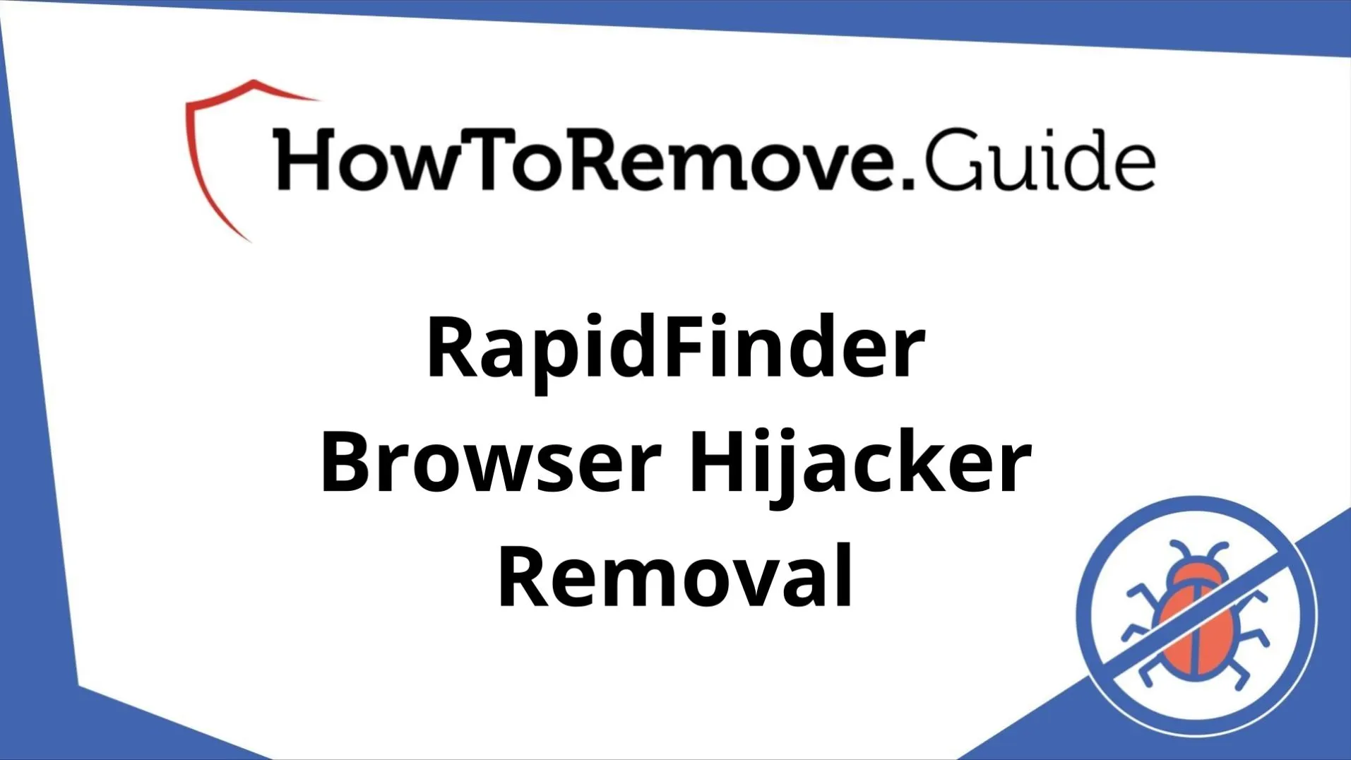 How to Remove the RapidFinder Extension