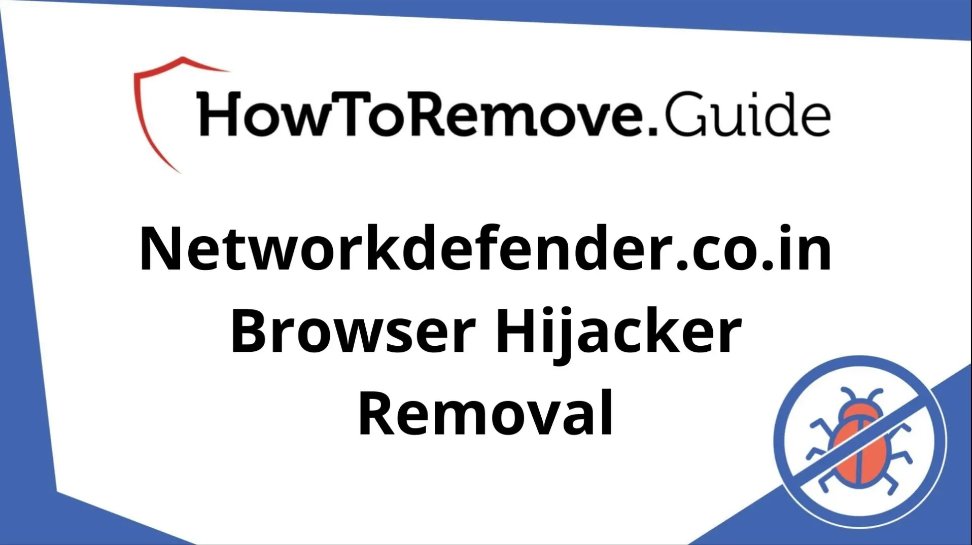 How to Remove Networkdefender.co.in