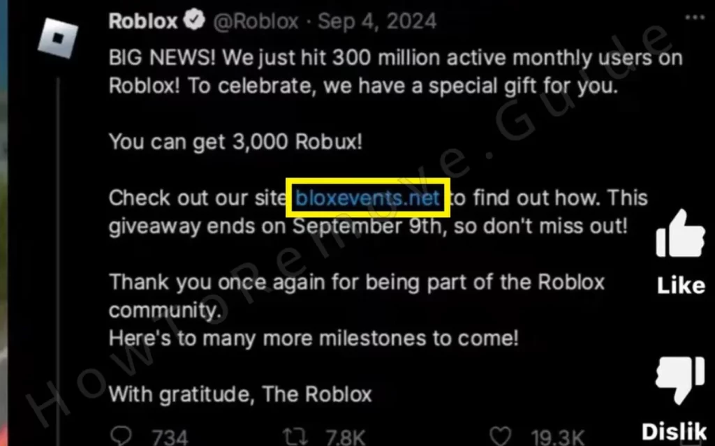 Bloxevent scam