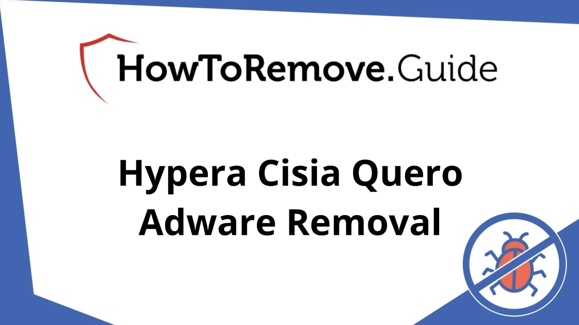 How to Remove Hypera Cisia Quero