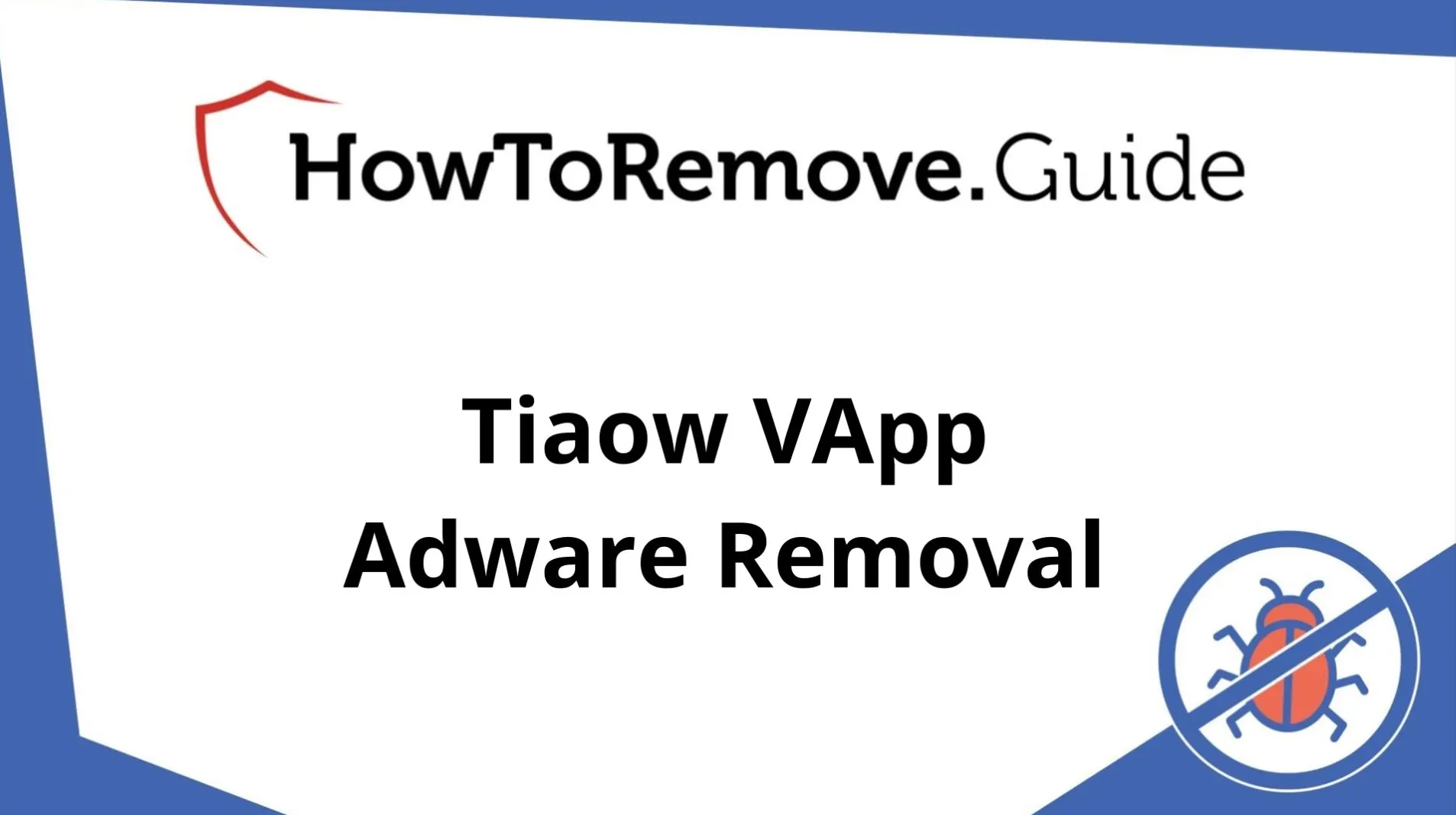 How to Remove Tiaow VApp