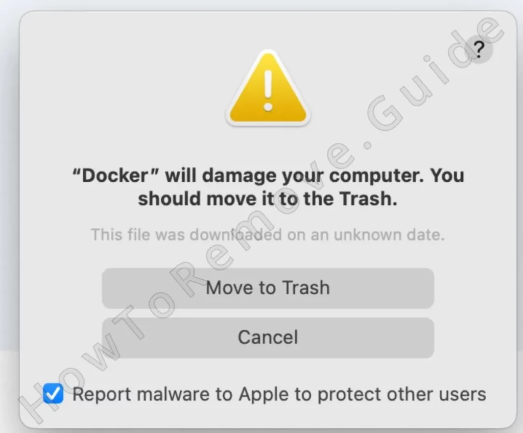 docker will damage your computer