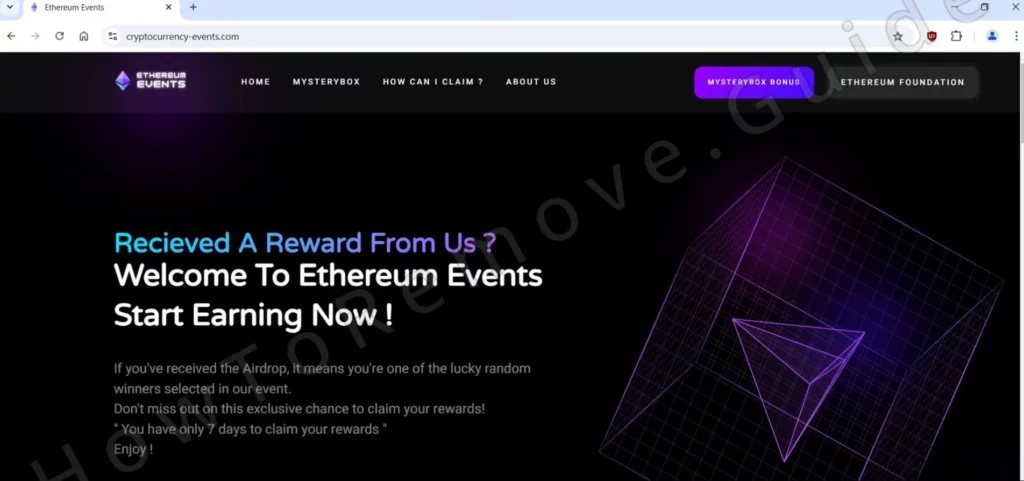 ethereum events scam