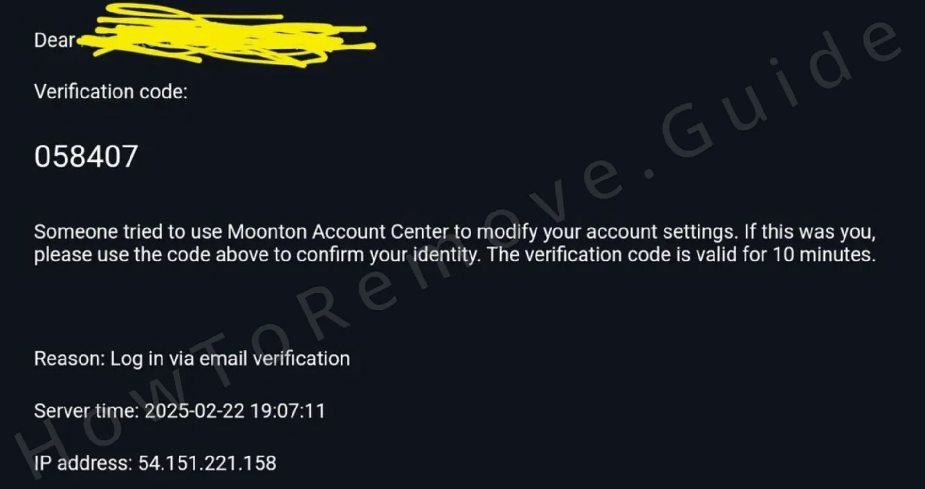 The Moonton Account Email Scam – Report