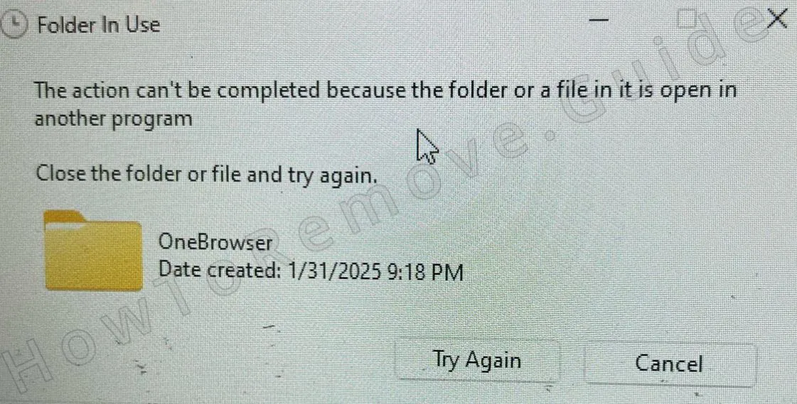 How to Remove OneBrowser