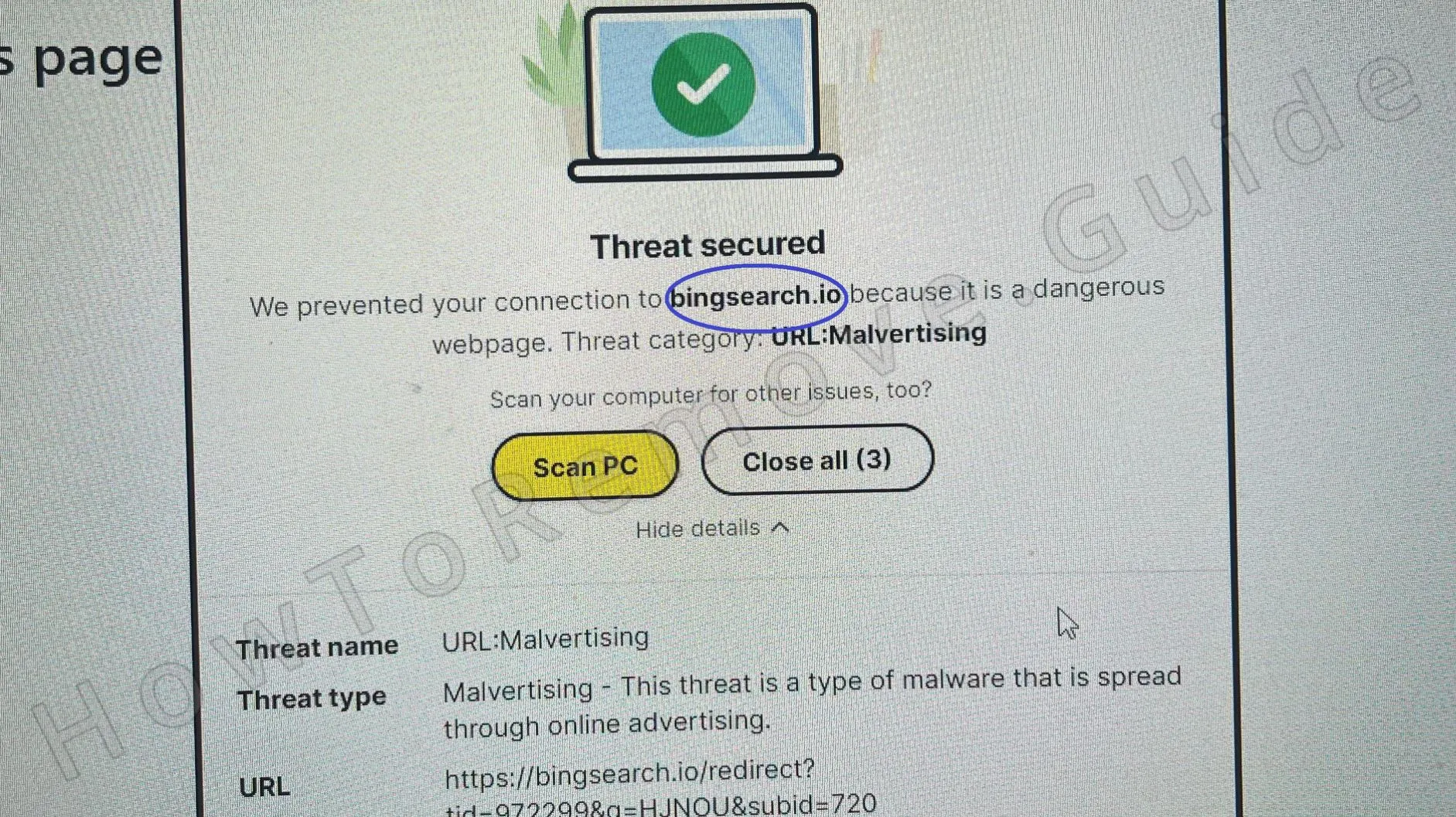 How to Remove Bingsearch.io
