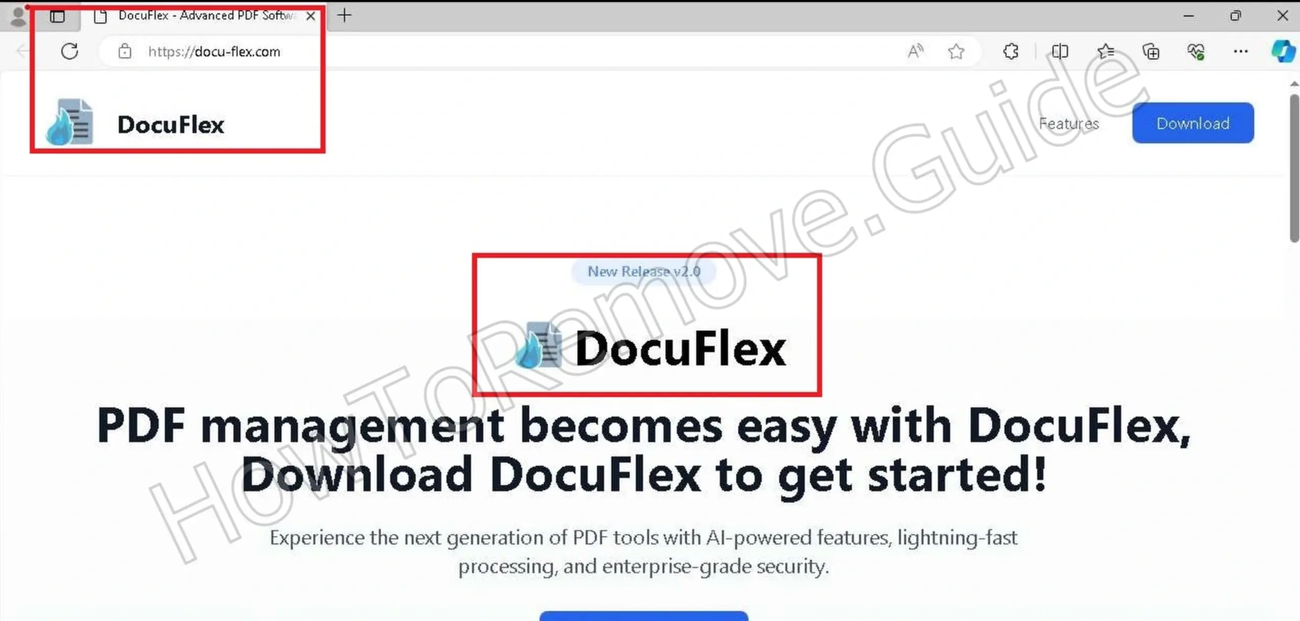 How to remove Docuflex