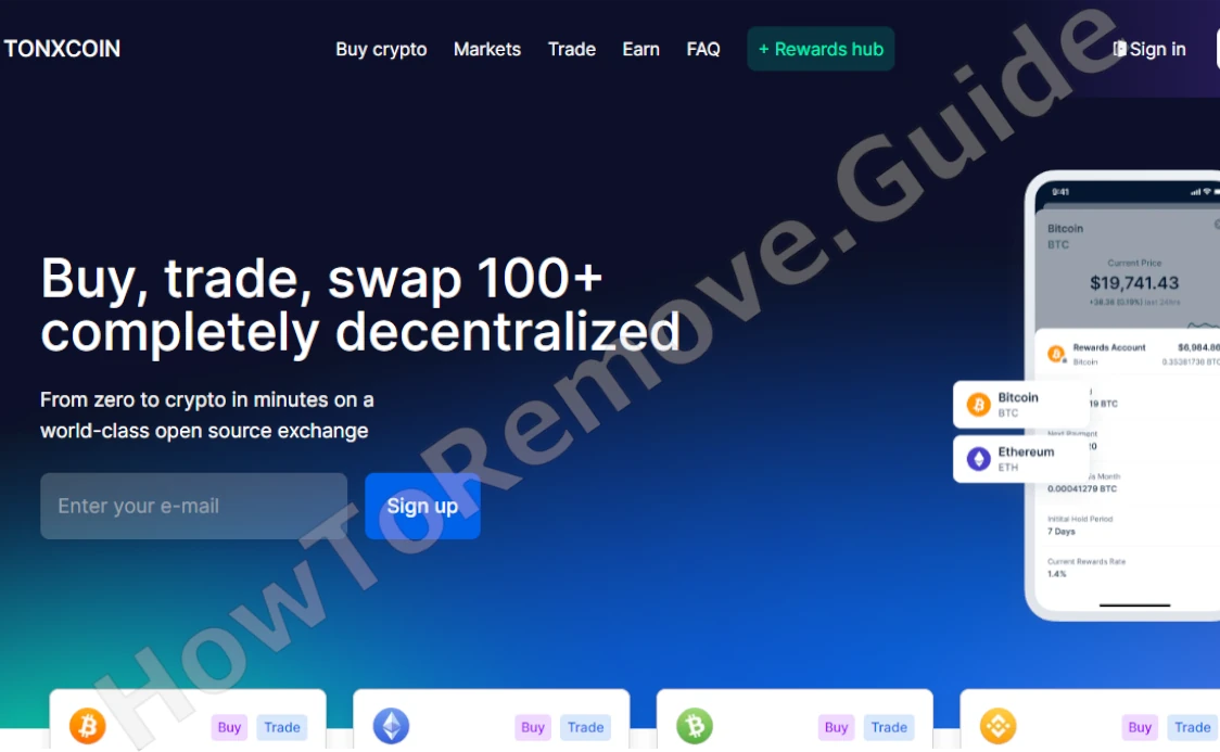 The Tonxcoin Crypto Scam – Report