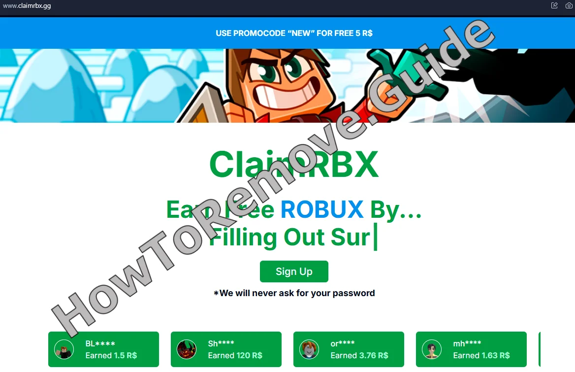 The ClaimRBX Robux Scam – Report