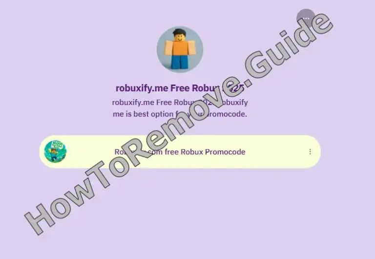 The Robuxify.me Free Robux Scam