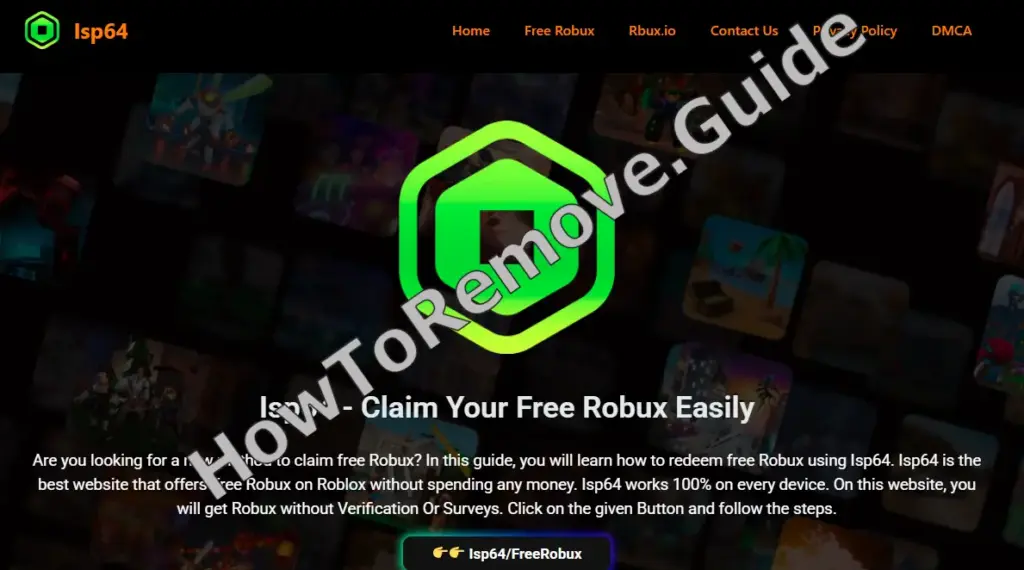 Isp64 Free Robux Scam