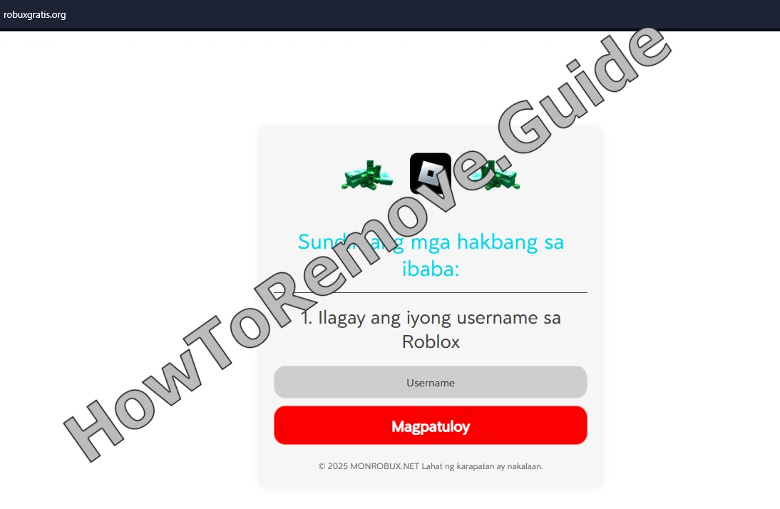 The Robuxgratis.org Scam – Report