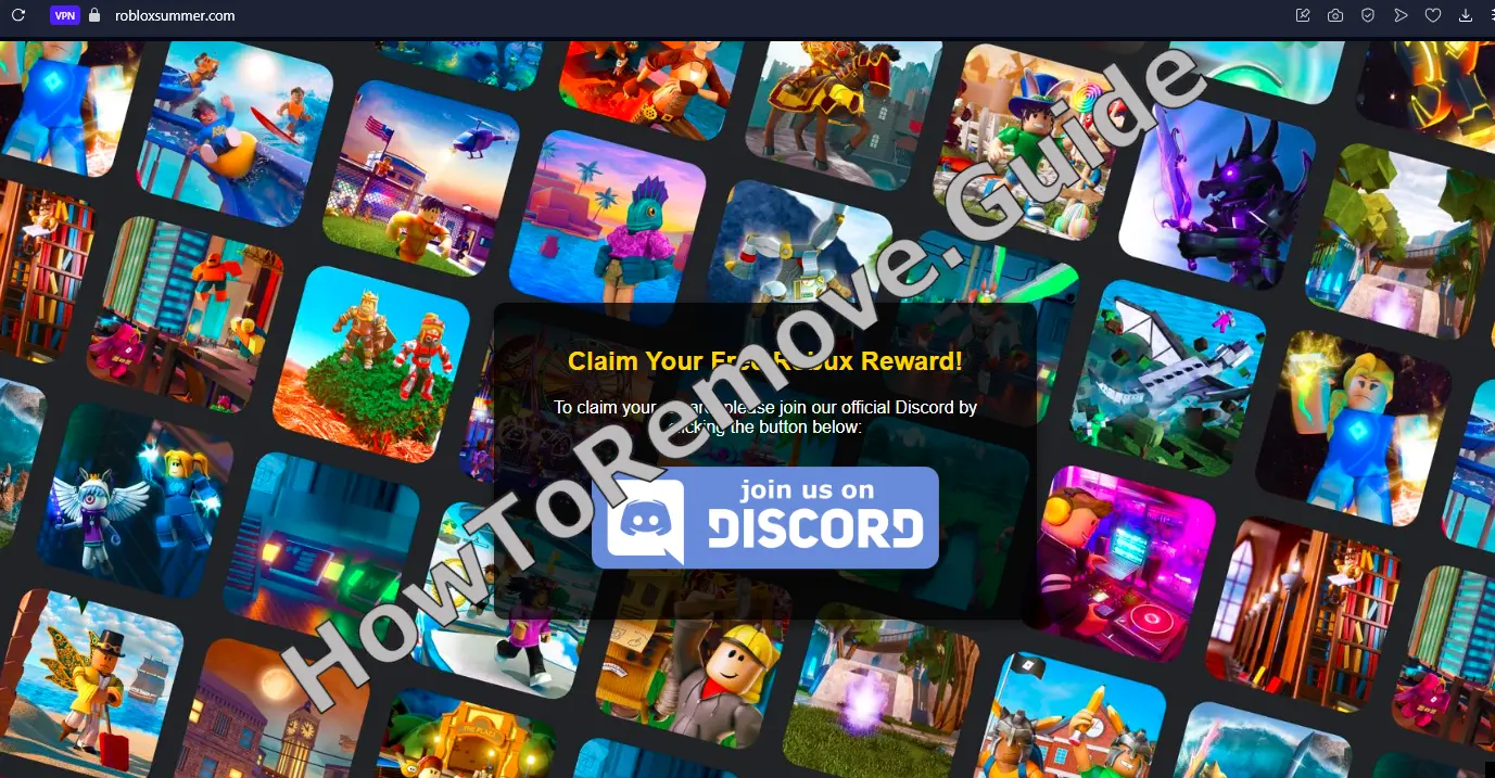 The Robloxsummer.com Robux Scam – Report