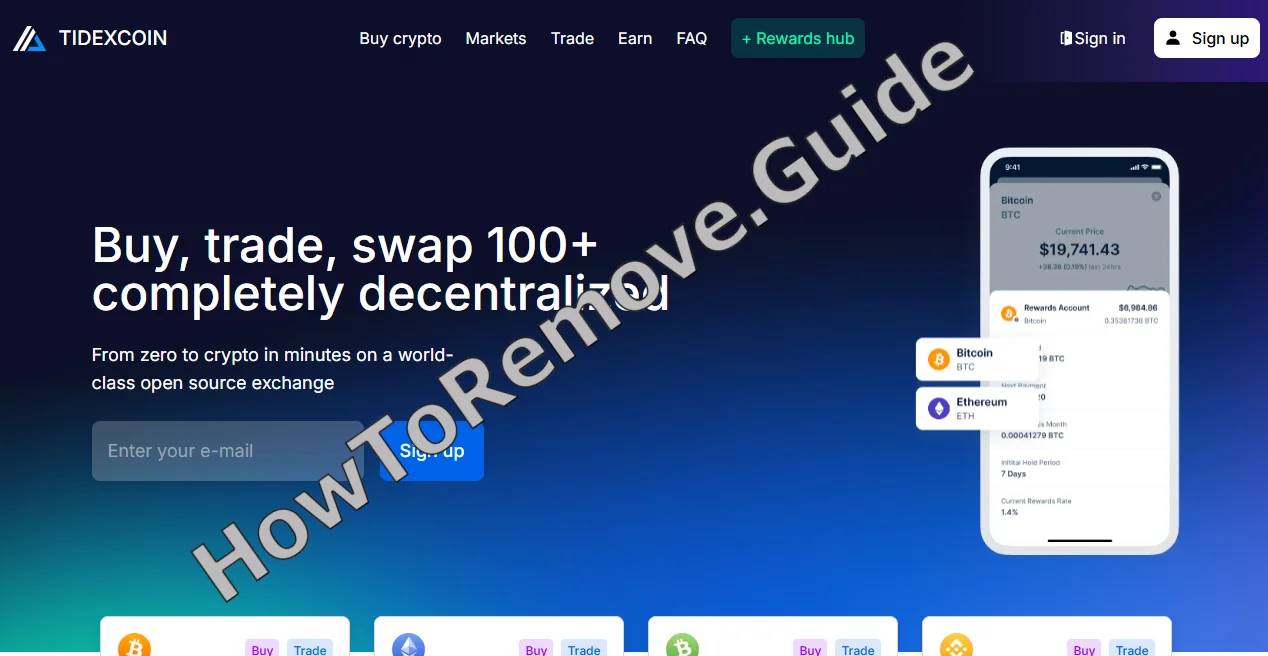 The Tidexcoin Crypto Scam – Report