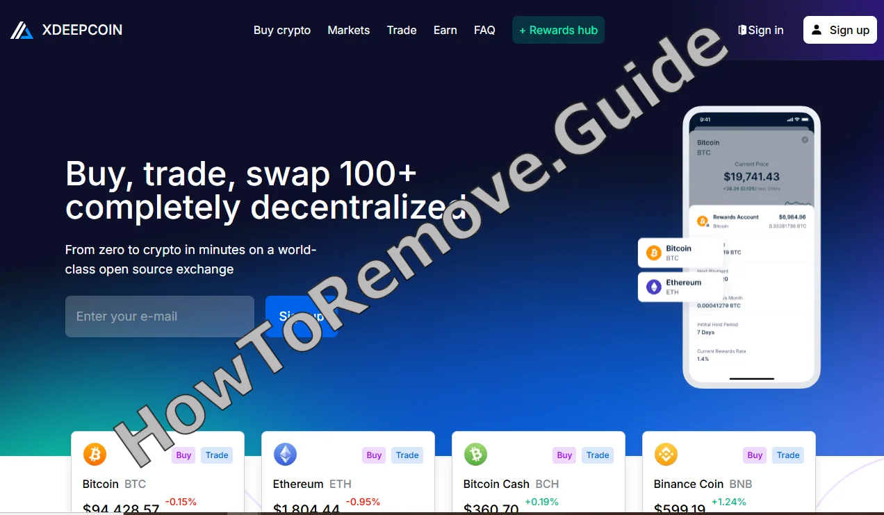 The Xdeepcoin Crypto Scam – Report