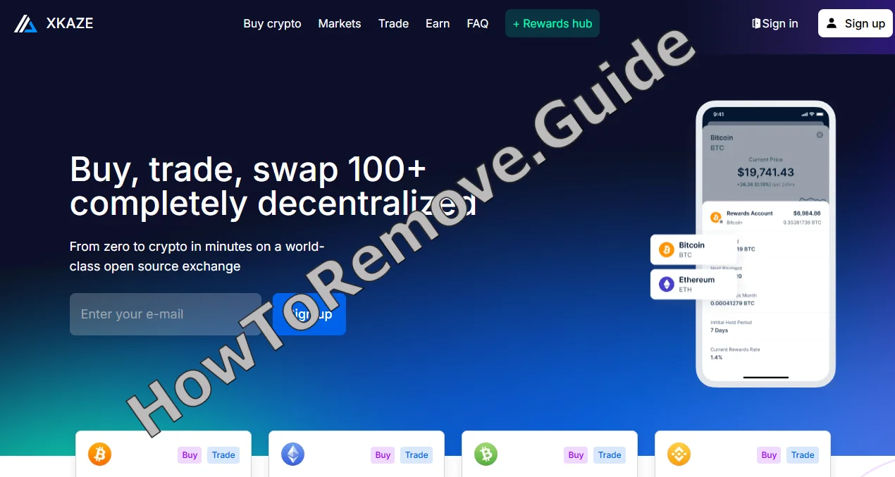 The Xkaze Crypto Scam – Report