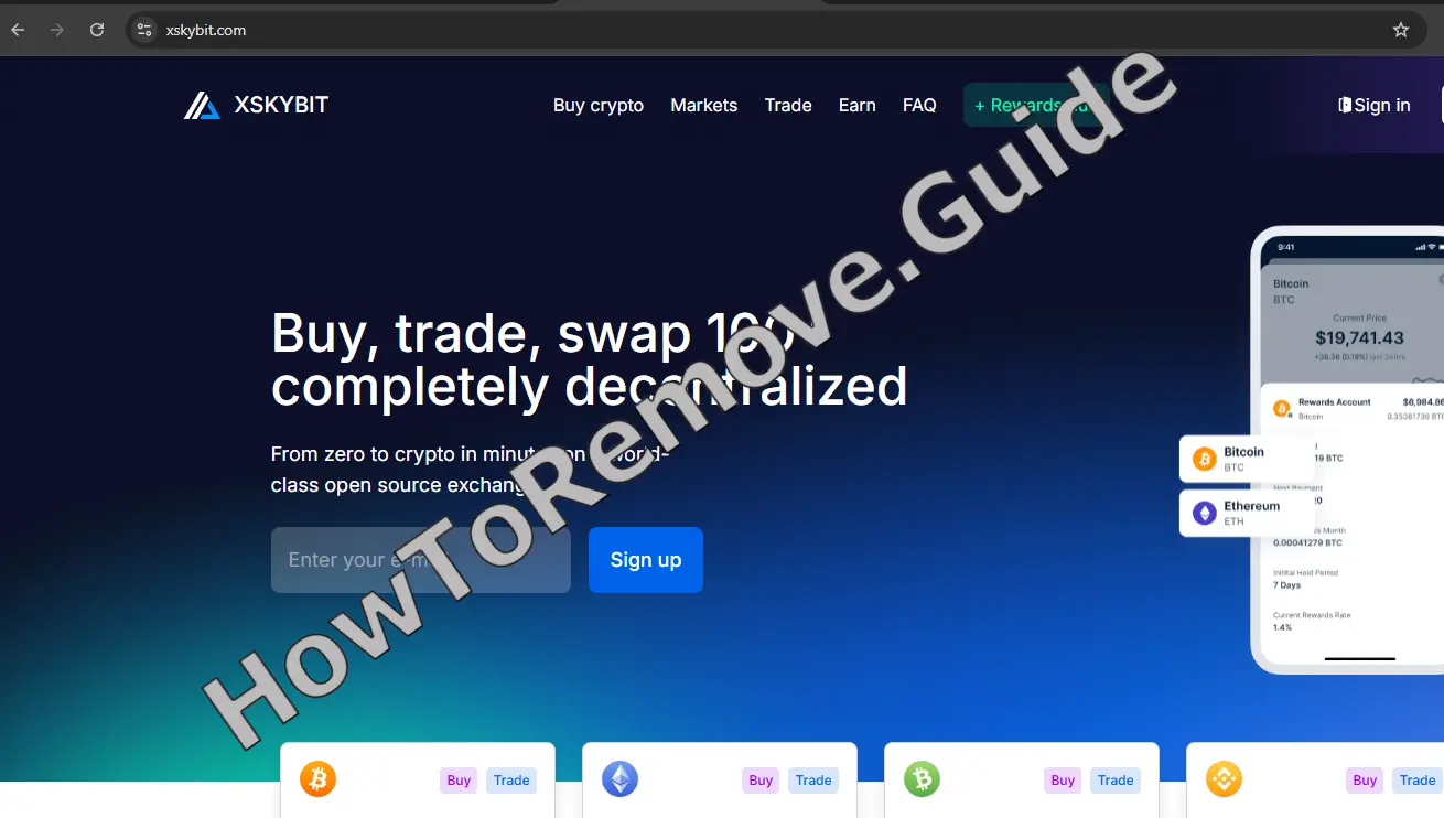 The Xskybit Crypto Scam – Report