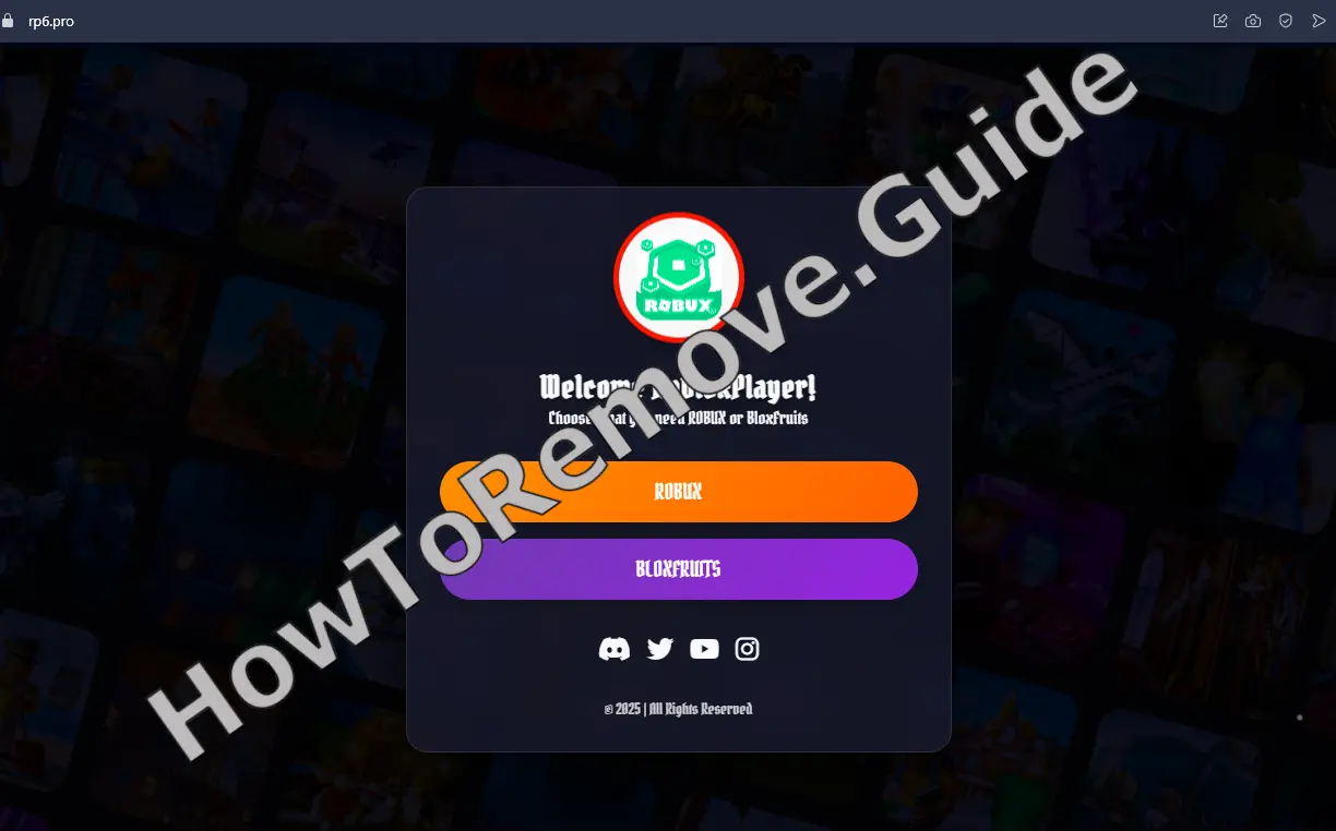 The Rp6.pro Robux Scam – Report