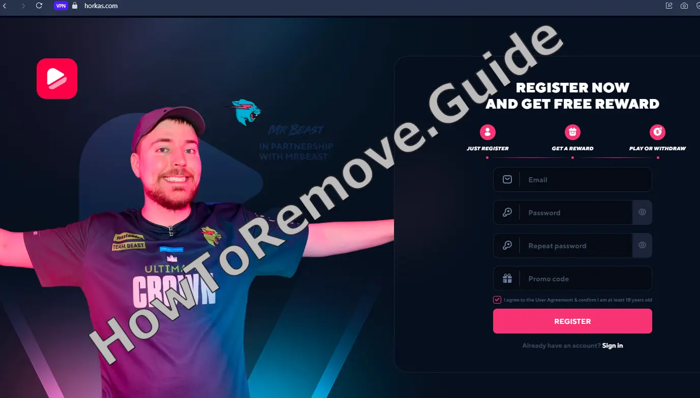 The Horkas.com Crypto Casino Scam – Report