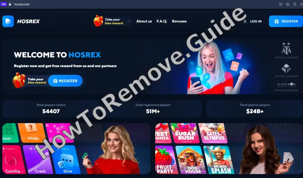 The Hosrex Crypto Casino Scam