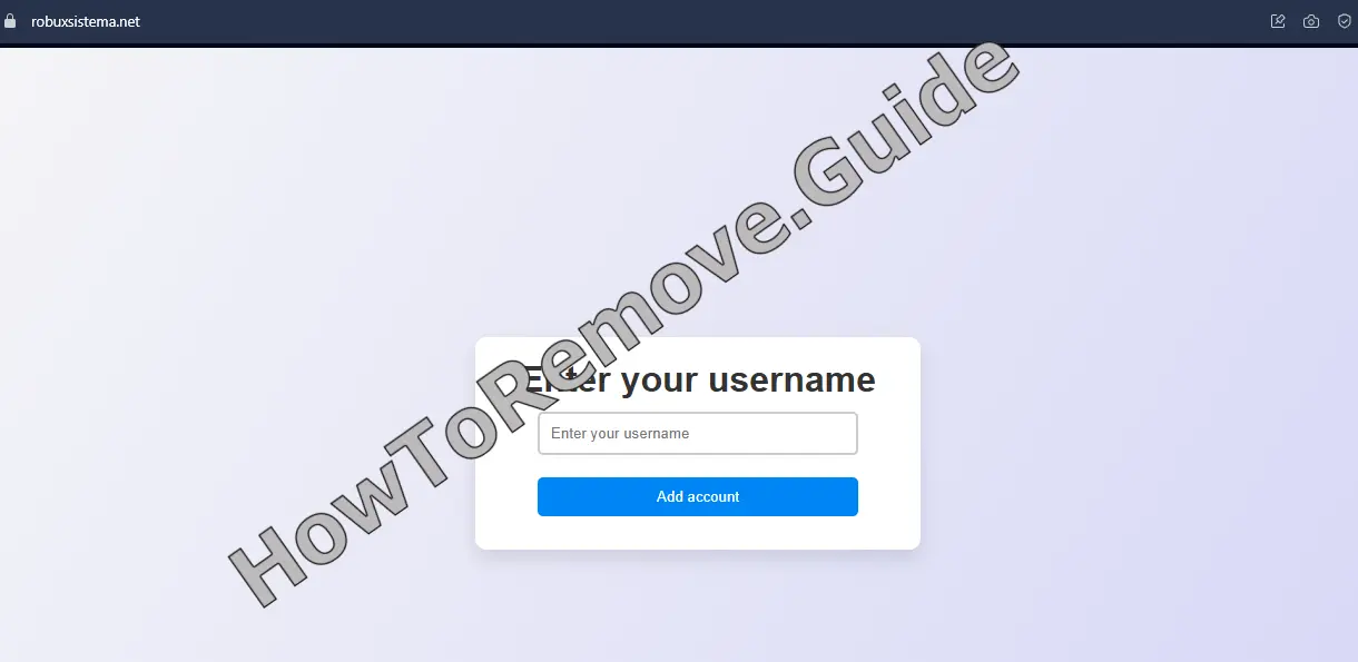 The Robuxsistema.net Scam – Report